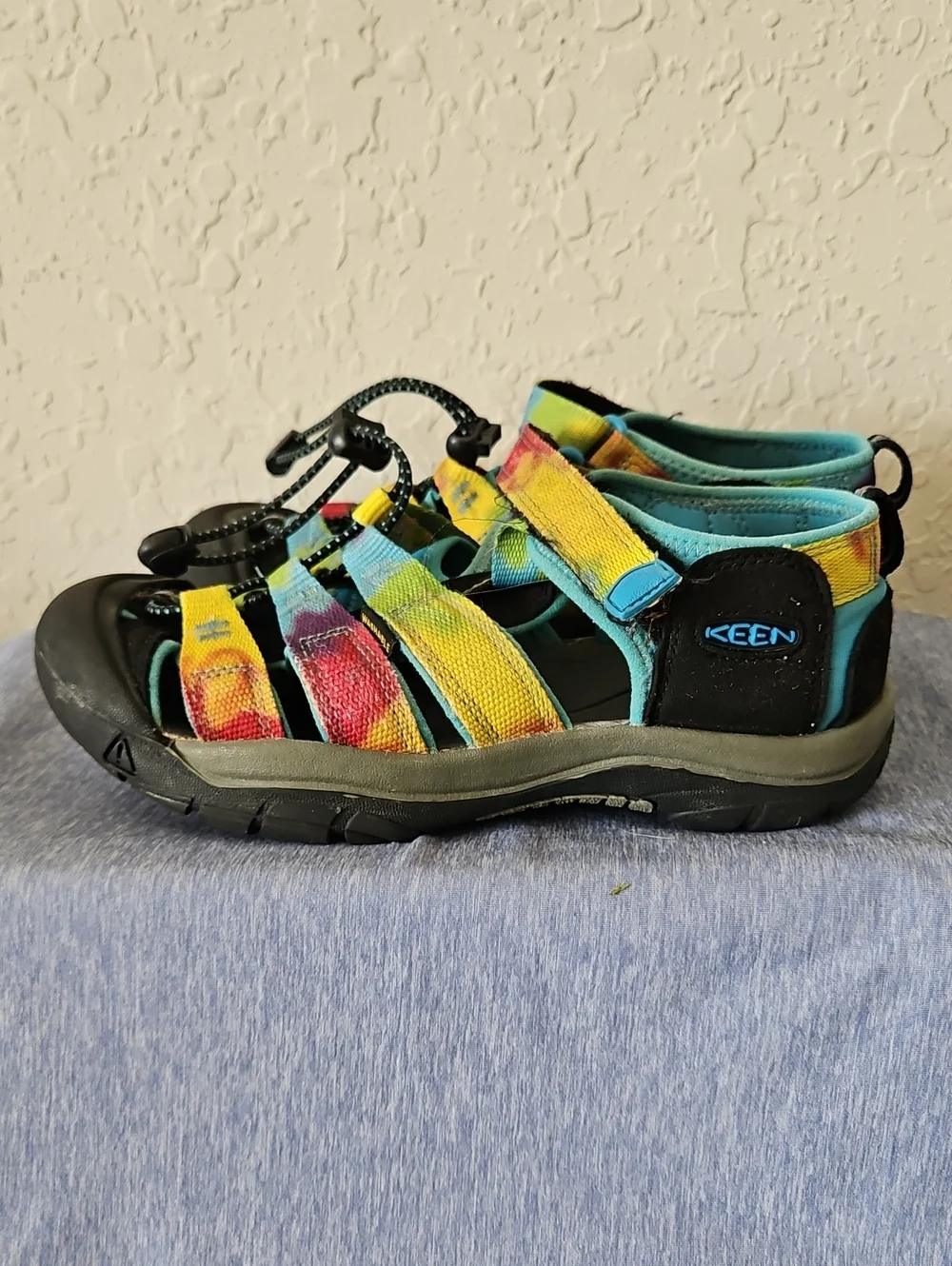 KEEN Kids Newport H2 Sandals In Rainbow Tie-dye, Size 3